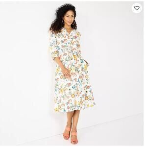 Croft & Barrow Maxi Dress Floral  Size L